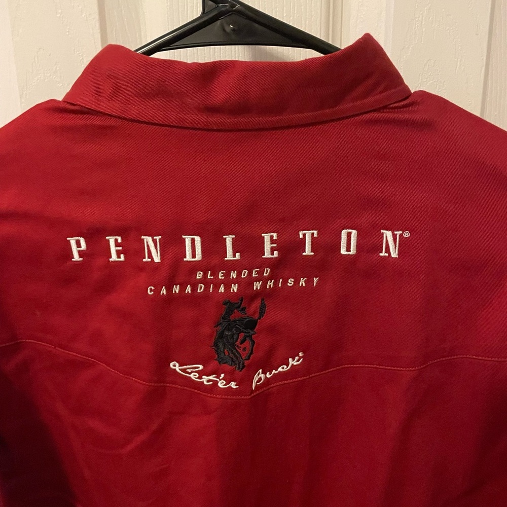 Pendleton Whiskey Letr Buck Shirt Mens Large